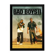 Quadro Poster Cartaz Moldurado Filme Bad Boys 2 42x29cm Quadro Poster Cartaz Moldurado Filme Bad Boys 2 42x29cm