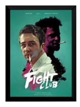 Quadro Poster Decorativo Arte Filme Clube Da Luta 42x29cm Quadro Poster Decorativo Arte Filme Clube Da Luta 42x29cm