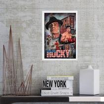 Quadro Poster Do Filme Rocky 33X24Cm Quadro Poster Do Filme Rocky 33X24Cm