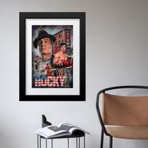 Quadro Poster Do Filme Rocky - 60x48cm Quadro Poster Do Filme Rocky - 60x48cm