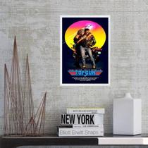 Quadro Poster Filme Top Gun 24X18Cm - Com Vidro