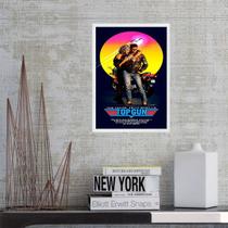 Quadro Poster Filme Top Gun 45x34cm Quadro Poster Filme Top Gun 45x34cm