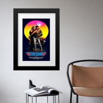 Quadro Poster Filme Top Gun - 60X48Cm