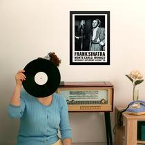 Quadro Poster Frank Sinatra In Monte Carlo 24x18cm - com vidro