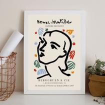 Quadro Poster Henri Matisse - Mulher 45x34cm Quadro Poster Henri Matisse - Mulher 45x34cm
