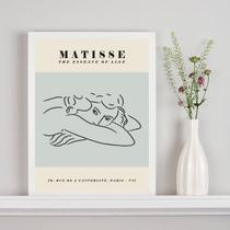 Quadro Poster Matisse - The Essence Of Line 33X24Cm - Vidro