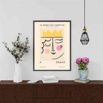 Quadro Poster Picasso - Baralho 45X34Cm - Com Vidro Quadro Poster Picasso - Baralho 45X34Cm - Com Vidro