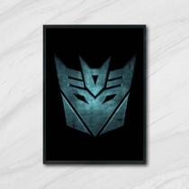 Quadro Poster Transformers 45x34cm - com vidro