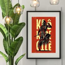 Quadro Poster Xangô - 60X48Cm Quadro Poster Xangô - 60X48Cm
