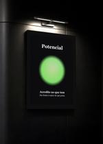 Quadro Potencial/Força com Vidro e Moldura Tam:A4 Quadro Potencial/Força com Vidro e Moldura Tam:A4