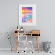 Quadro Praia Candy Colors - 60X48Cm - Quadros On-Line