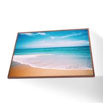 Quadro Praia com Areia Canvas Sem Vidro Quadro Praia com Areia Canvas Sem Vidro