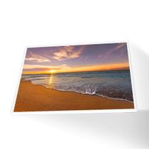 Quadro Praia do Começo Canvas Sem Vidro
