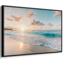 Quadro Praia Paradisíaca dos Sonhos Tranquilos