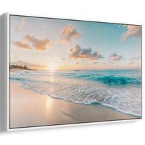 Quadro Praia Paradisíaca dos Sonhos Tranquilos