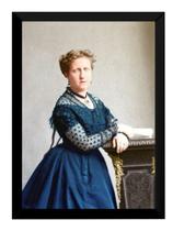 Quadro Princesa Isabel Foto Colorida Monarquia Brasil Grande