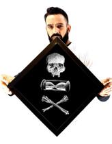 Quadro Prisma Memento Mori Lembra Te Da Morte Unico 46x46cm