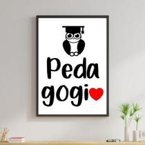 Quadro Profissões - Pedagogia 24X18Cm
