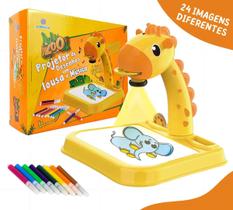 Quadro Projetor Mesa Girafa Com Som 24 Projeções em Disco