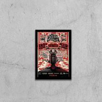 Quadro Propaganda Harley Davidson 33x24cm - com vidro