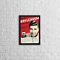 Quadro Propaganda Pomada de Cabelo 33x24cm - com vidro