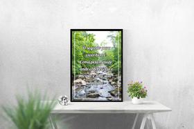 Quadro Provérbio Tibetano O segredo para viver bem com Moldura E Acetato Tamanho A3 Quadro Provérbio Tibetano O segredo para viver bem com Moldura E Acetato Tamanho A3