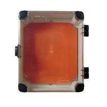 Quadro pvc transparente 250x200x100mm c/ fecho schuhmacher Quadro pvc transparente 250x200x100mm c/ fecho schuhmacher