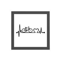 Quadro Quadrado Bicicleta Sinais Vitais 20X20Cm