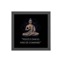 Quadro Quadrado Frase Buda Não Se Compare 20x20cm Quadro Quadrado Frase Buda Não Se Compare 20x20cm