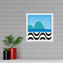 Quadro Quadrado Rio De Janeiro Corcovado- 33x33cm Quadro Quadrado Rio De Janeiro Corcovado- 33x33cm