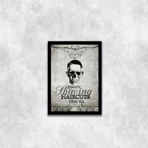 Quadro Quality Shaving Haircuts 24x18cm - com vidro Quadro Quality Shaving Haircuts 24x18cm - com vidro