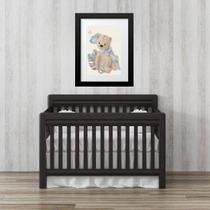 Quadro Quarto Bebê Retrô Urso ul- 60X48Cm