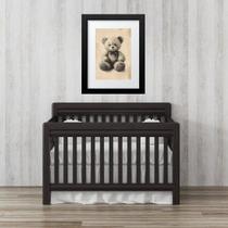 Quadro Quarto Bebê Urso Retrô Bege- 60x48cm Quadro Quarto Bebê Urso Retrô Bege- 60x48cm