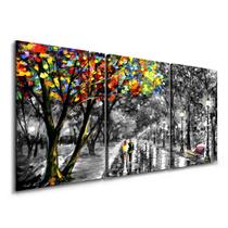Quadro Quarto Casal Abstrato Arte Kit Parede Sonho Sala