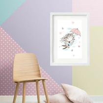 Quadro Quarto Infantil Menininha- 60x48cm