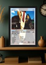 Quadro Racionais MC's Nada Como um Dia . (Light) Com Vidro Tamanho:21cm x 30cm (A4)