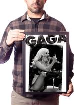 Quadro Rainha Lady Gaga Foto Pôster Na Moldura Quadro Rainha Lady Gaga Foto Pôster Na Moldura