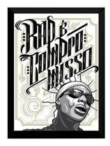 Quadro Rap É Compromisso Hip Hop Sabotage 42x29cm Quadro Rap É Compromisso Hip Hop Sabotage 42x29cm