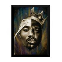 Quadro Rap Hip Hop Arte Notorious Big E Tupac 2pac Arte Quadro Rap Hip Hop Arte Notorious Big E Tupac 2pac Arte