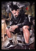 Quadro Rap Hip Hop Froid Mc O Pior Disco Do Ano 42x29cm