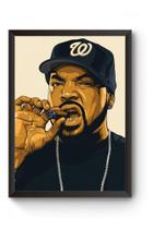 Quadro Rap Ice Cube Poster Moldurado