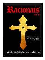 Quadro Rap Racionais Mc's Sobrevivendo No Inferno Grande Quadro Rap Racionais Mc's Sobrevivendo No Inferno Grande