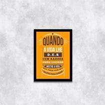 Quadro Razões Para Sorrir 24x18cm
