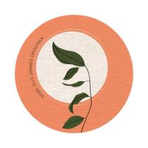 Quadro Redondo Decoração Ambiente MDF Deixe seus Sonhos 20cm
