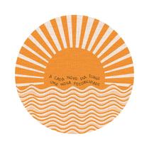 Quadro Redondo Decoração Minimalista Boho A Cada Novo 20cm Quadro Redondo Decoração Minimalista Boho A Cada Novo 20cm