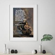 Quadro Reflexão de Chico Xavier - 60x48cm