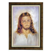 Quadro Religioso do Olhar de Cristo 60x90cm
