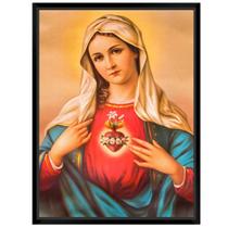 Quadro Religioso Imaculado Coração de Maria mod2 A3 - FR113