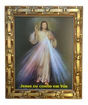 Quadro Religioso Jesus Misericordioso- 30cm X 25cm