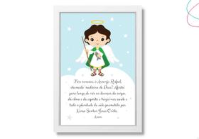 Quadro religioso São Rafael Arcanjo 33x43 Quadro religioso São Rafael Arcanjo 33x43